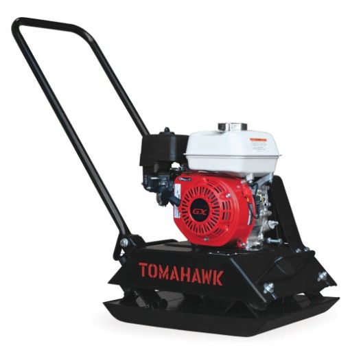 Tomahawk Power TPC80H compactor kit accessory detail showing wheels or polypad components