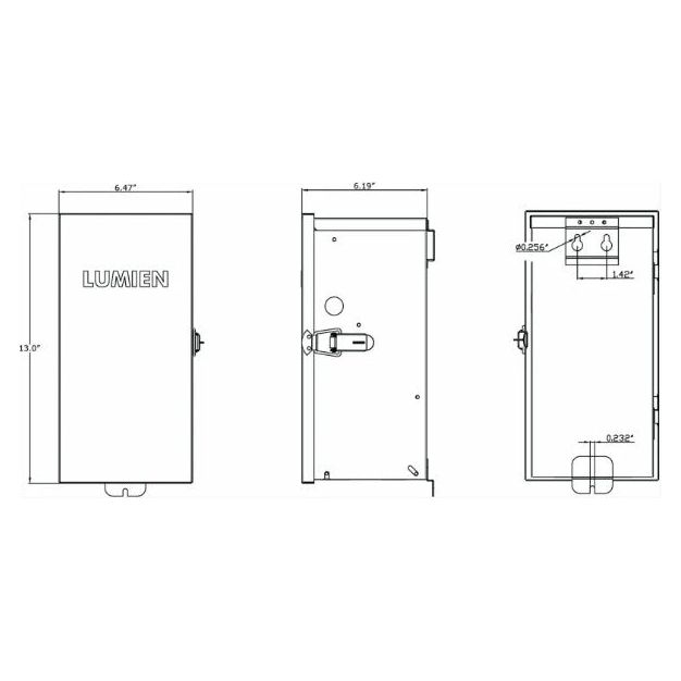 Lumien Transformer, Stainless Steel, 300W, Input Voltage 120V, Output Voltage 12/15V, UL1838
