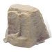 A realistic miniature rock prop with a textured, rough stone surface, shown on a plain white background.