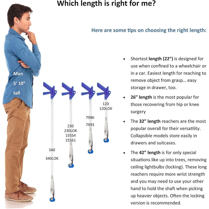 Arcmate 42" EZ Reacher w/SAF-T-LOK