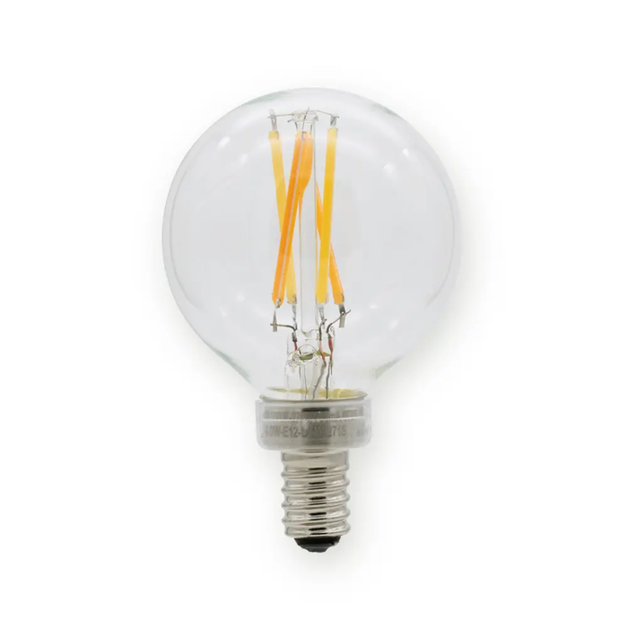 Emery Allen G16 4W Dim-to-Warm LED Filament Globe E26 — EA-G16-4.0W-E26-DTW-2718