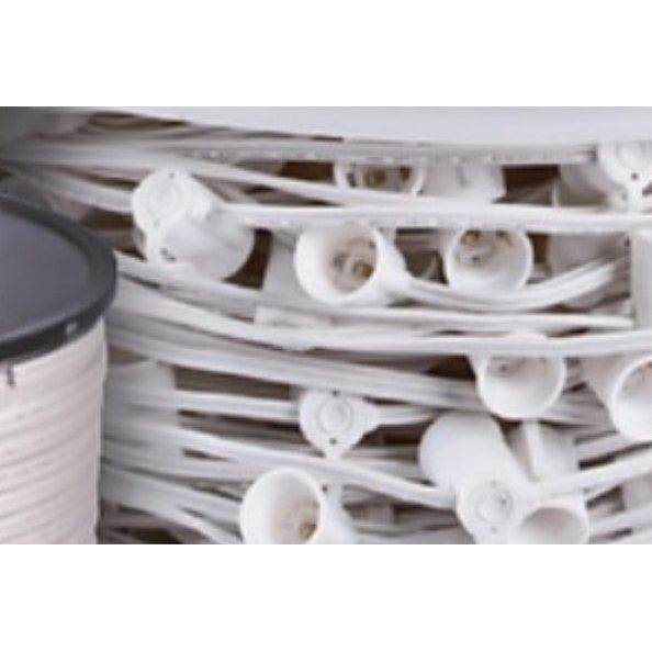 Seasonal Source - C7-1000-15-W - C7 1000 Feet Spool White 15"