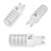 EmeryAllen 3W G9 Bi-Pin Amber Turtle Bulb - 360 degree - specifications and dimensions — EA-G9-3.0W-001-AMB