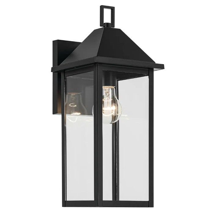 Kichler 59158BK Prin Outdoor Wall Light - Medium