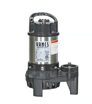 Black and silver water feature pump on white background