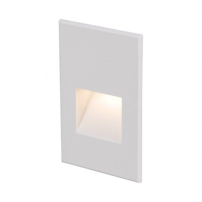 WAC Lighting 4021-AMWT - Luz LED rectangular blanca, color ámbar