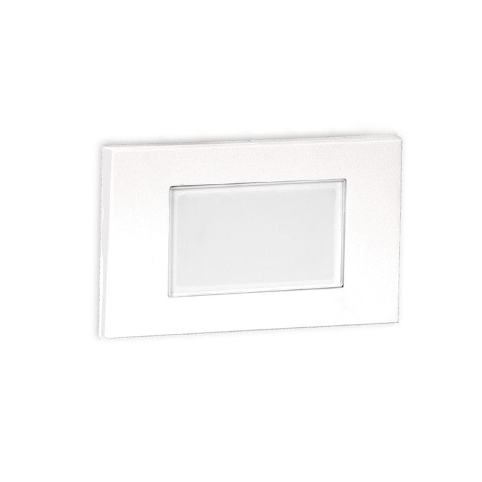 WAC Lighting - 4071-AMWT - 9-15V Step And Wall Light - Rectangle AMBER White
