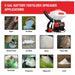 Tomahawk Power eTGS30 granular backpack spreader product and accessory view