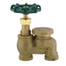 Champion Irrigation 466-075Y 3/4-Inch Manual Brass Anti-Siphon Valve green wheel handle and union body