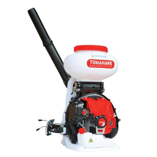 Tomahawk Power TGS30 4-gallon motorized backpack spreader with 79cc engine