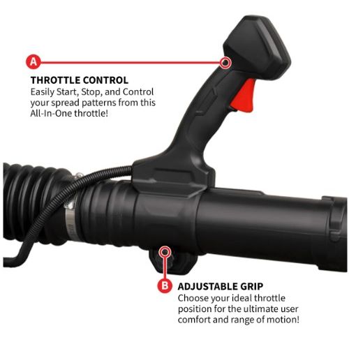 Tomahawk Power eTGS30 4-gallon battery backpack spreader component view