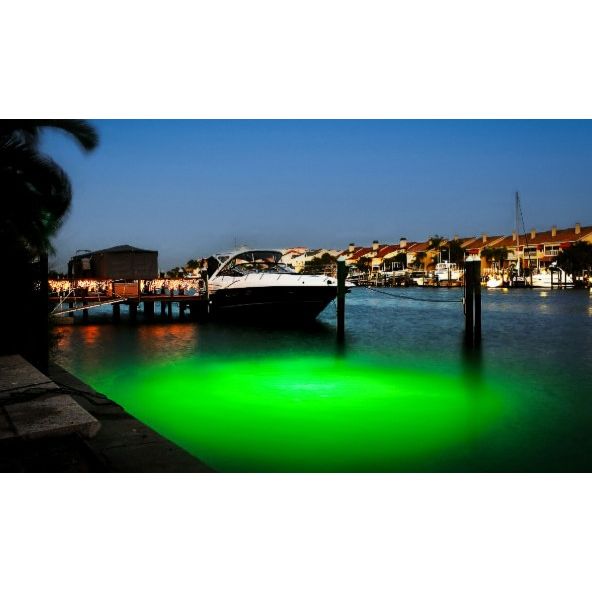 Green Mega-Watt Underwater LED Lighting System (80 foot power cord)