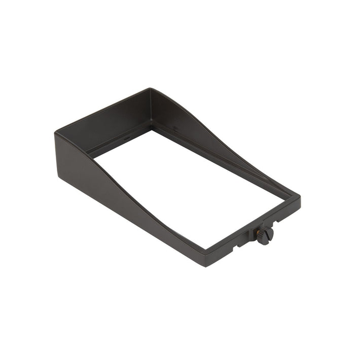 WAC Lighting 5220-VSHR-BBR Campana de lavado de pared con haz ajustable, accesorio vertical para paisaje, bronce sobre latón