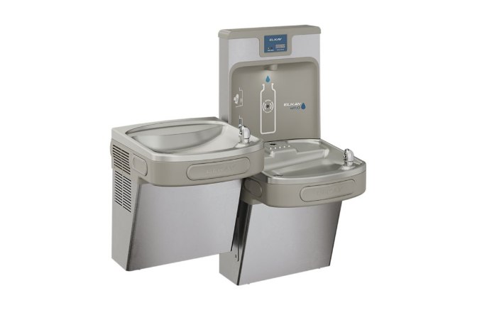 ezH2O Bottle Filling Station with Versatile Bi-Level ADA Cooler Filtered Refrigerated Stainless