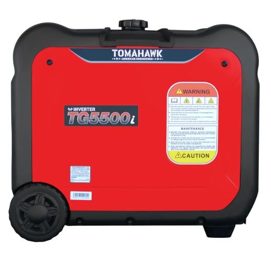 Tomahawk Power TG5500i 5500 max watt inverter generator equipment view