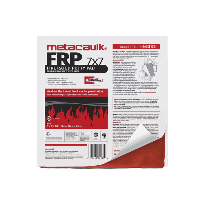 METACAULK FRP 7" X 7" PADS