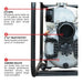 Tomahawk Power TW3H industrial water pump product detail with heavy-duty frame