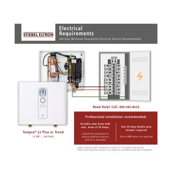 Stiebel Eltron Tempra 24 Trend Tankless Water Heater 239216