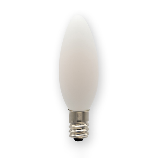 Emery Allen B6 1.5W E12 LED Filament Bulb Porcelain White / 2200K — EA-B6-1.5W-E12-229W-D