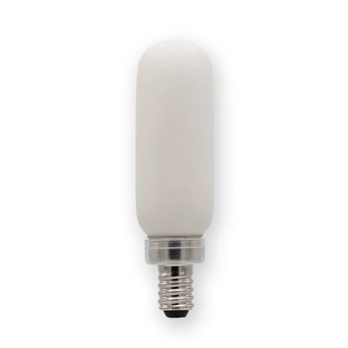 Emery Allen T8 4W E12 Dim-to-Warm LED Filament Bulb Porcelain White — EA-T8-4.0W-E12-DTW-2718W