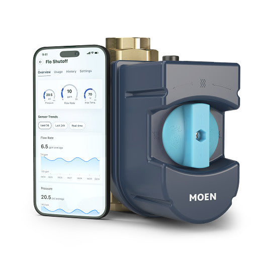 Moen 900-001FLO 3/4" Flo Smart Water Monitor and Shutoff