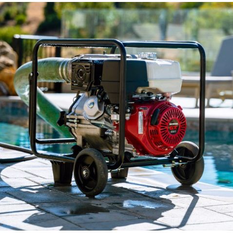 Tomahawk Power TW4H 423 GPM water pump with 13 HP Honda engine