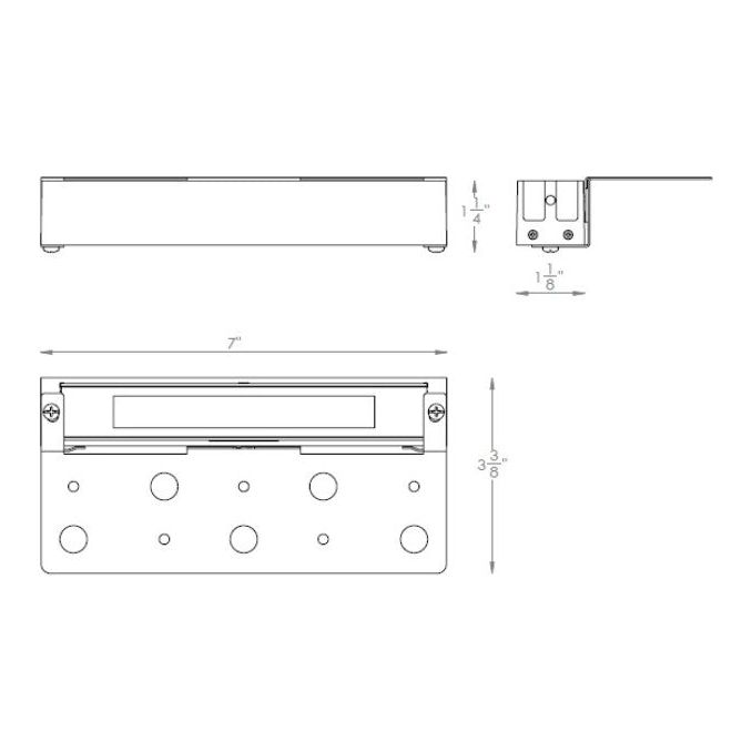 WAC Lighting - 7872-CSBBR - COLORSCAPING HARDSCAPE BR 7IN RGBWW Bronze on Brass