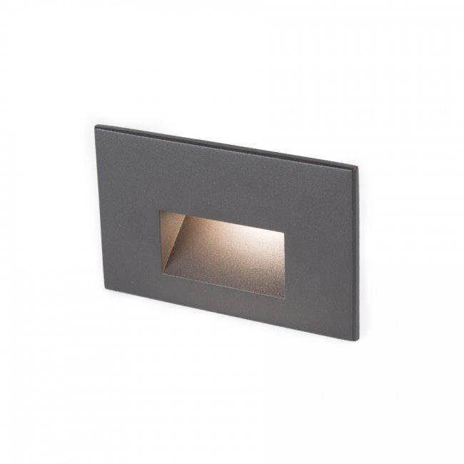 WAC Lighting 4011-AMBK - Luz LED rectangular negra, color ámbar
