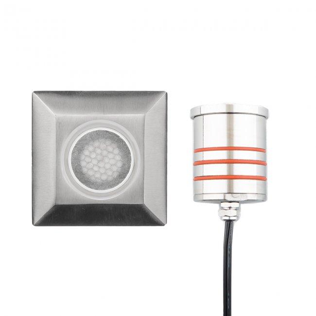 WAC Lighting - 2052-30SS - Stainless Steel 2" Aperture Square with Integrated Honeycomb louver