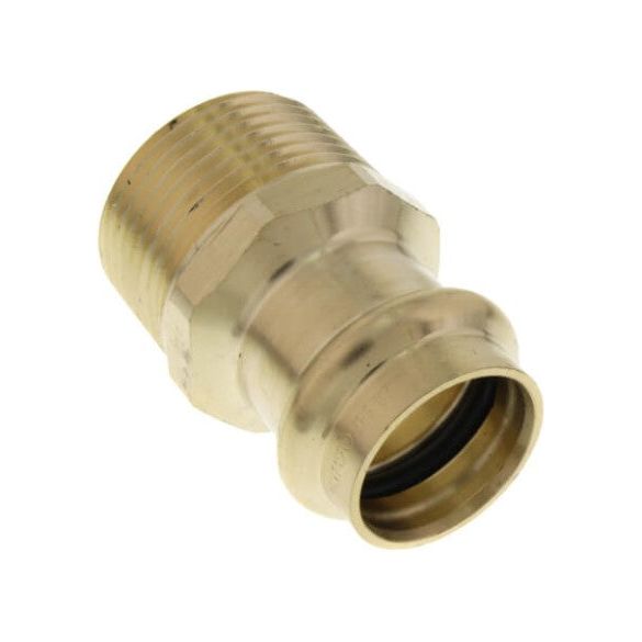 Viega 79235 3/4" ProPress x 1" Male Bronze Adapter (Lead Free)