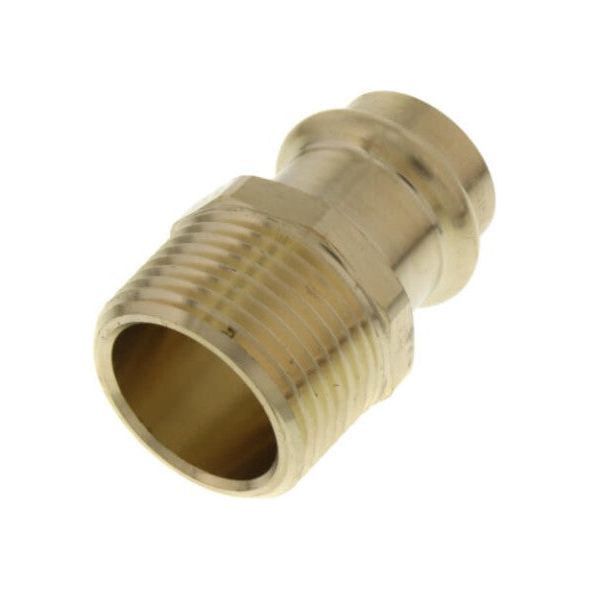 Viega 79235 3/4" ProPress x 1" Male Bronze Adapter (Lead Free)