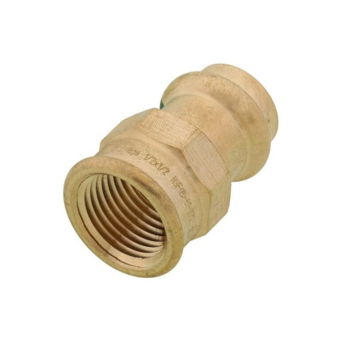 Viega 79300 1/2" Press X 1/2" Female ProPress Adapter, Zero Lead