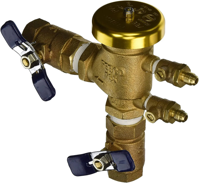 Febco 3/4" T765DBV Pressure Vacuum Breaker 3/4 765-QT-FZ PVB 3/4 IN Bronze Pressure Vacuum Breaker Backflo