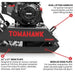 Tomahawk Power TPC80 compactor product detail with wheels and polypad accessories