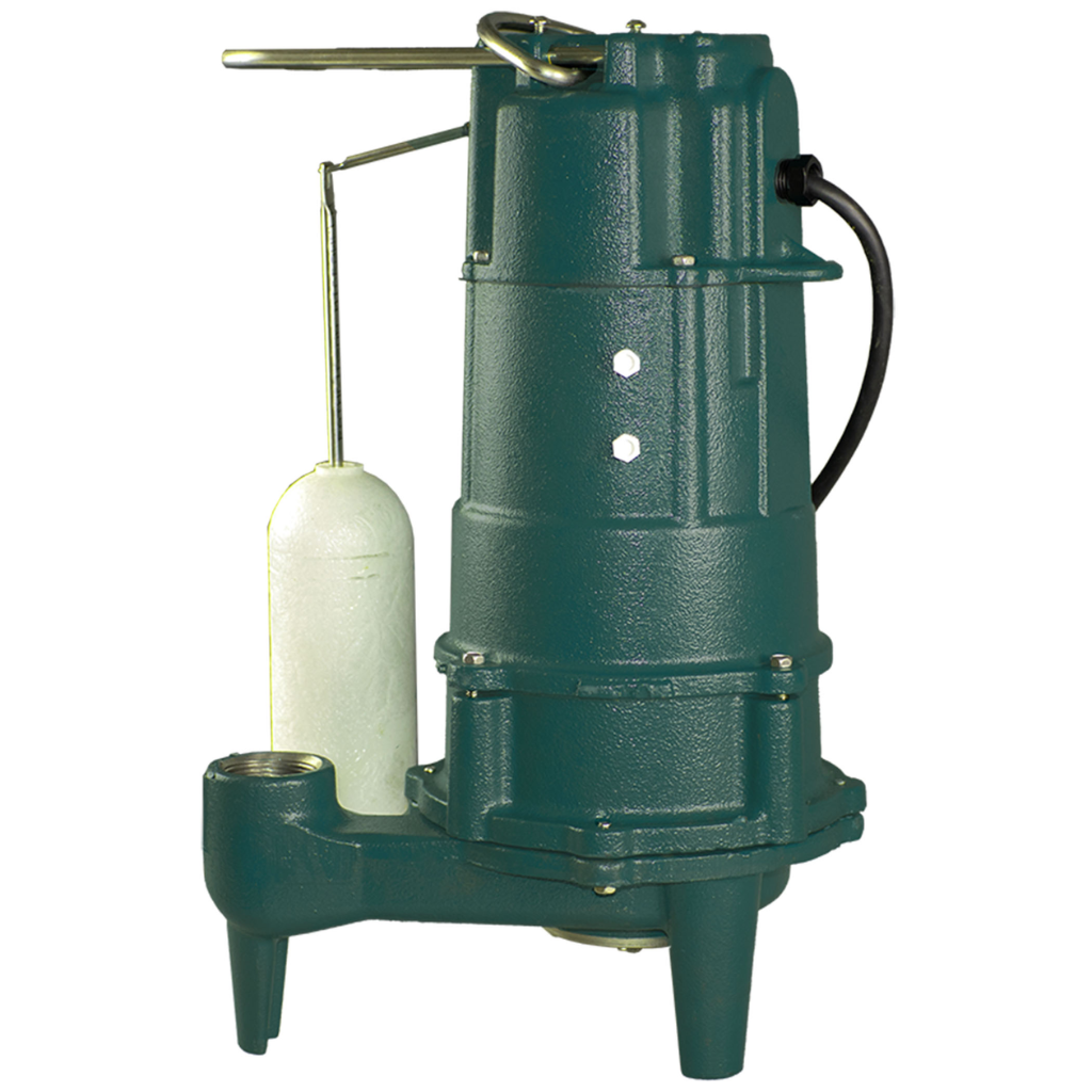 Zoeller 803 Grinder Pump with 15′ Cord — 1 HP Residential Grinder
