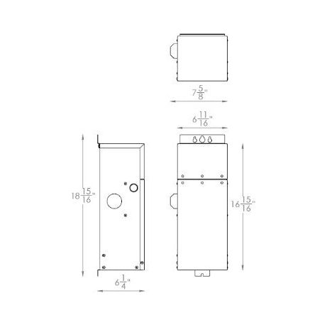 WAC Lighting - 8150CS-TRN-SS - COLORSCAPING TRANSFORMER 150W