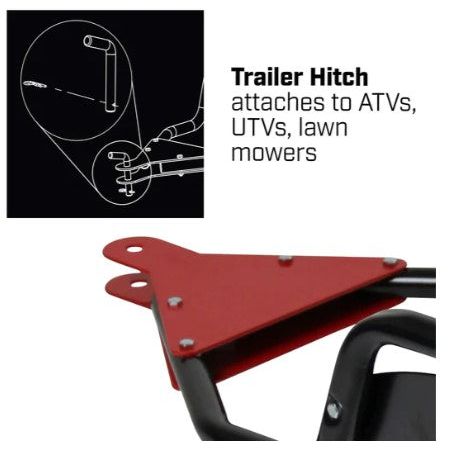 Chapin 8620B: 150-pound Poly Hopper Auto-stop Tow Behind Spreader