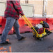 Tomahawk Power TPC85H plate compactor component and handle view