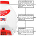 Tomahawk Power TPS25 foundation gun backpack sprayer product and accessory view