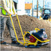 Tomahawk Power TPC90H water tank plate compactor product and accessory detail