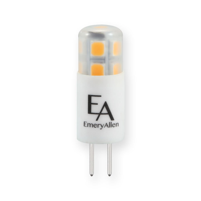 EmeryAllen 1W G4 Bi-Pin LED Replacement Lamp - 3000K, 360 degree - EA-G4-1.0W-001-309F — EA-G4-1.0W-001-309F