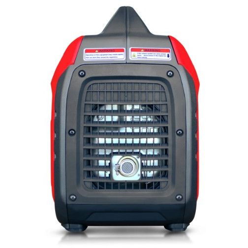 Tomahawk Power TG3000i 3300-watt generator equipment view with handle and case details