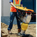 Tomahawk Power TR68H jumping jack tamper showing Honda engine, handle, and rammer foot