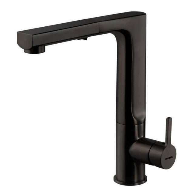 Houzer Ascend Series Oil Rubbed Bronze Single Handle Pull-Out Kitchen Faucet - ASCPO-460-OB