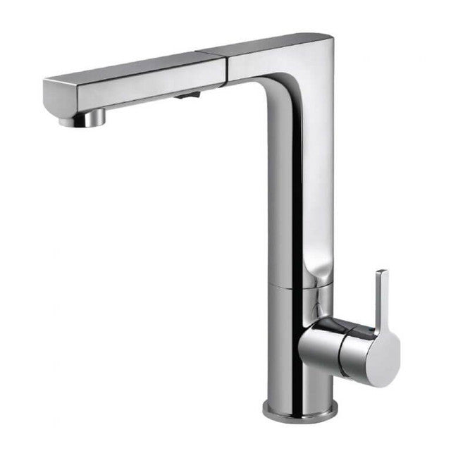 Houzer Ascend Series Polished Chrome Single Handle Pull-Out Kitchen Faucet - ASCPO-460-PC