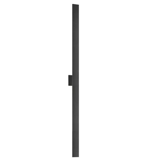 Black vertical bar on a white background