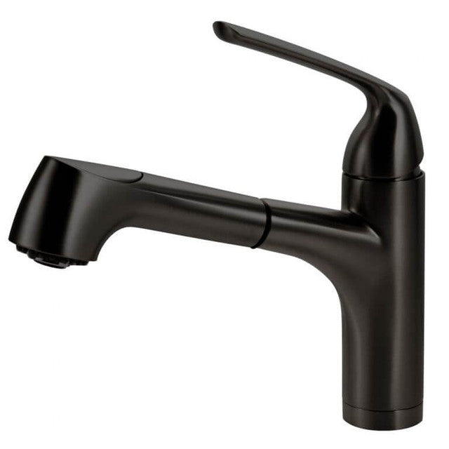 Houzer Calia Series Oil Rubbed Bronze Single Handle Pull-Out Bar Faucet - CALPO-559-OB