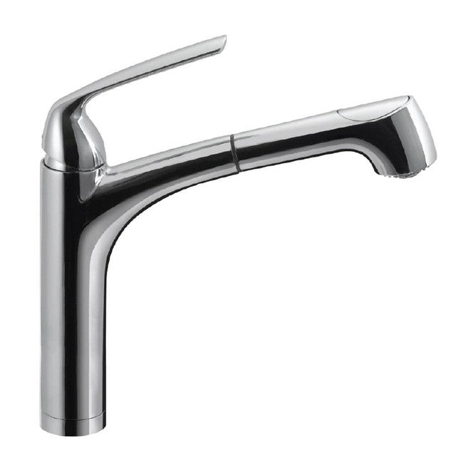 Houzer Calia Series Polished Chrome Single Handle Pull-Out Kitchen Faucet - CALPO-561-PC
