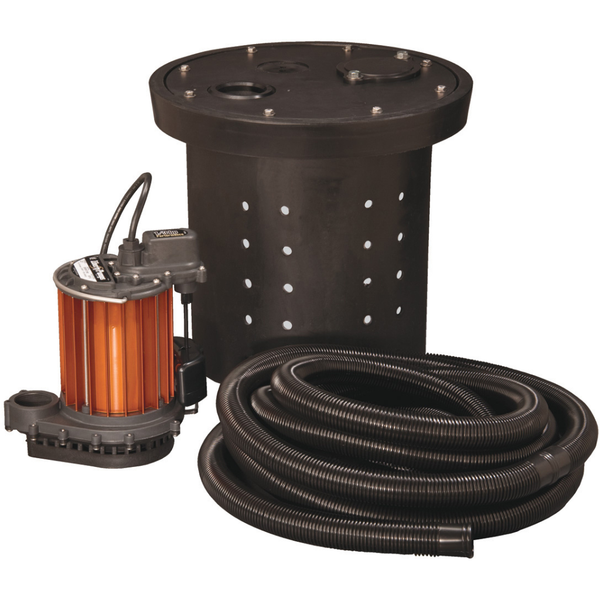 Liberty CSP-237 Commercial Sump Pump System — 1/3 HP Submersible