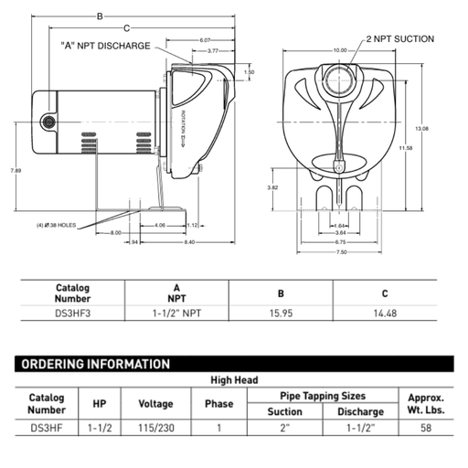 Technical drawing and dimensions black text on white background